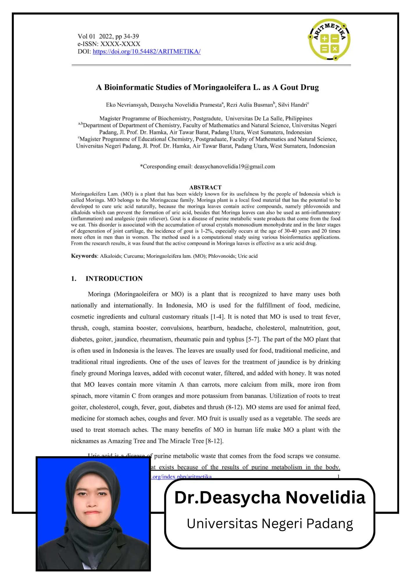 KAJIAN - Moringa terbukti berkesan terhadap sakit Gout